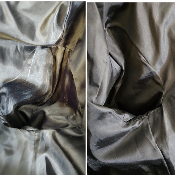 Topshop Real Leather Moto Biker Jacket Size 2 - Picture 16 of 16